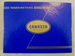 Vintage Waddingtons Canasta Card Game boxed excellent condition